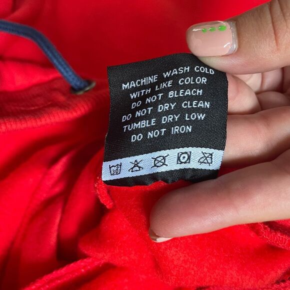 Nike MENS Tech Fleece Joggers Pants Cuffed University Red Black Sweatpants XL - Picture 7 of 12